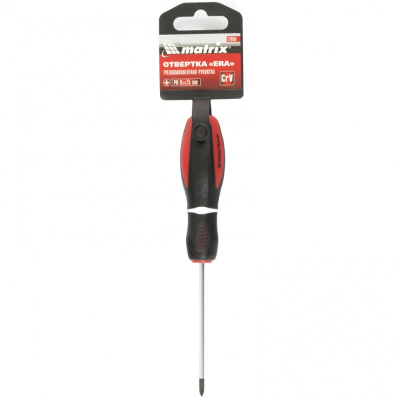 Отвертка "Era", PH0 х 75 мм, CrV, трехкомпонентная рукоятка Matrix по ценам производителя в Уфе с доставкой по всей России