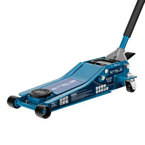 Домкрат гидравлический подкатной 3 т, быстрый подъем, Low profile quick lift, 75-505 мм, профессиональный STELS по ценам производителя в Уфе с доставкой по всей России