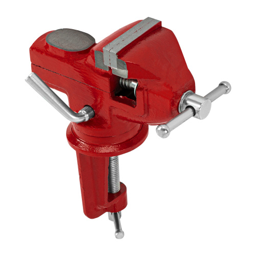 Тиски слесарные, 50 мм, настольные, поворотные, c наковальней MTX по ценам производителя в Уфе с доставкой по всей России