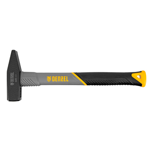 Молоток слесарный, 600 г, кованый, фибергласовая рукоятка c TPR покрытием Denzel по ценам производителя в Уфе с доставкой по всей России
