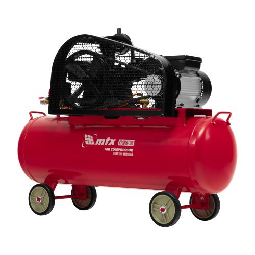 Компрессор воздушный ременный привод КР3000/100  3,0 кВт, 100 литров, 510 л/мин МТХ по ценам производителя в Уфе с доставкой по всей России