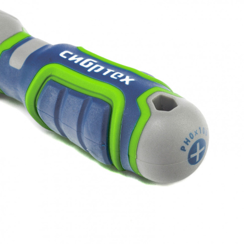 Отвертка PH0 х 100 мм, CrV, четырехкомпонентная рукоятка Сибртех по ценам производителя в Уфе с доставкой по всей России