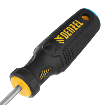 Отвертка SL5x150 мм, CrV, трехкомпонентная рукоятка Denzel по ценам производителя в Уфе с доставкой по всей России