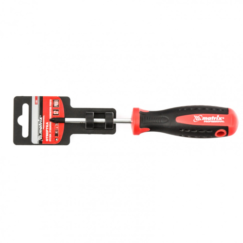 Отвертка Profi, PZ1 x 75 мм, S2, двухкомпонентная рукоятка Matrix по ценам производителя в Уфе с доставкой по всей России