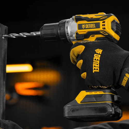 Дрель-шуруповерт аккумуляторная, бесщет. BLDL-18-0 Li-Ion, 18 В Denzel по ценам производителя в Уфе с доставкой по всей России