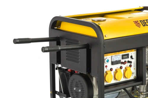 Генератор дизельный DD6300Е, 5.0 кВт, 220 В/50 Гц, 15 л, электростартер Denzel по ценам производителя в Уфе с доставкой по всей России