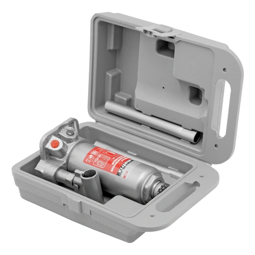 Домкрат гидравлический бутылочный, 4 т, высота подъема 194-372 мм, в пластиковый кейсе Matrix по ценам производителя в Уфе с доставкой по всей России