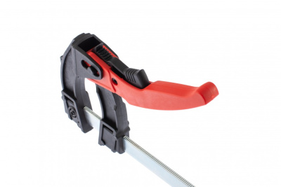 Струбцина реечная быстрозажимная, пластиковый корпус рычажно-храповой механизм, 100 х 90 х 195 мм, штанга 5 х 20 мм Matrix по ценам производителя в Уфе с доставкой по всей России