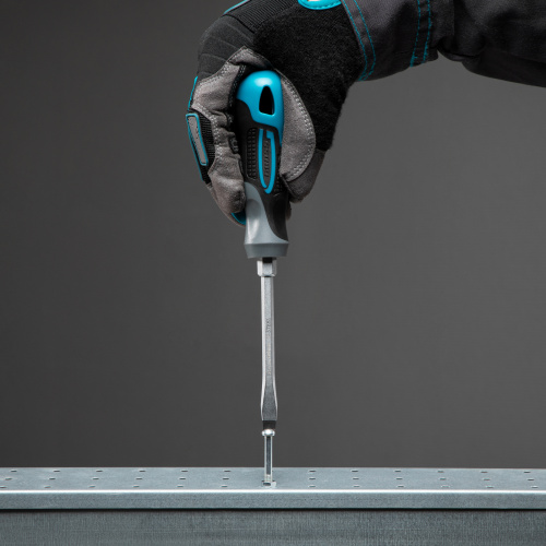 Отвертка SL6.5 x 100 мм, S2, трехкомпонентная рукоятка Gross по ценам производителя в Уфе с доставкой по всей России