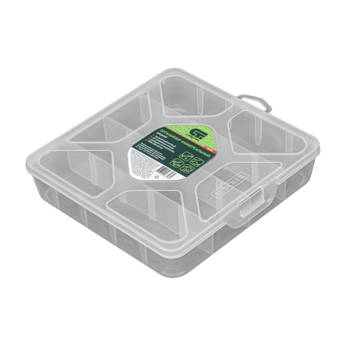 Органайзер универсальный средний, прозрачный матовый, 20 х 20 х 4.5 см Сибртех по ценам производителя в Уфе с доставкой по всей России