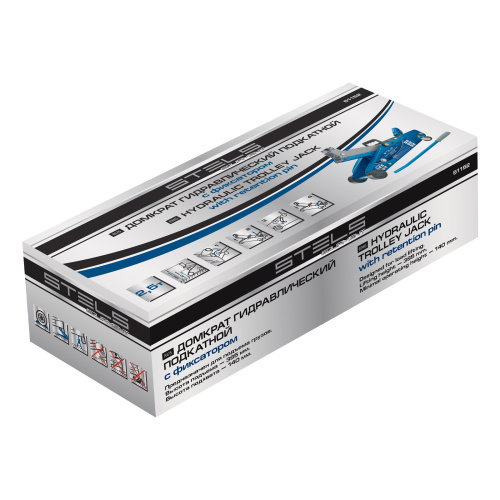 Домкрат гидравлический подкатной 2.5 т, с фиксатором, Safety Pin, 140-385 мм Stels по ценам производителя в Уфе с доставкой по всей России