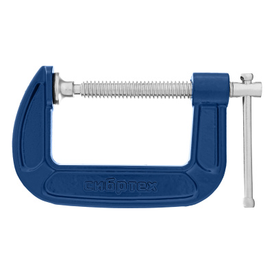 Струбцина G-образная, 75 мм Сибртех купить в Москве с доставкой по всей России | ProtosMarket.ru