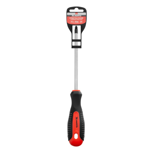 Отвертка Fusion, PZ3 x 150 мм, CrV, трехкомпонентная рукоятка "Anti slip" Matrix по ценам производителя в Уфе с доставкой по всей России