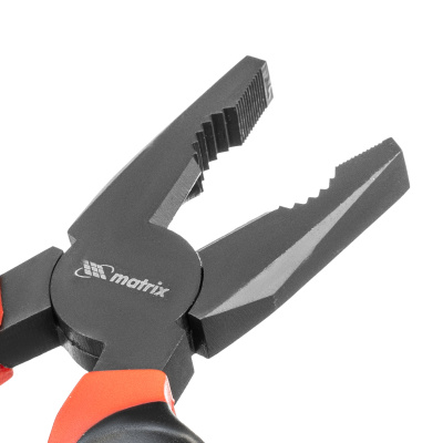 Плоскогубцы комбинированные Black Nickel, 200 мм, двухкомпонентные рукоятки Matrix по ценам производителя в Уфе с доставкой по всей России