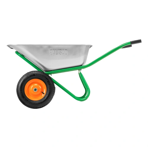 Тачка садово-строительная, 2-х колесная, усиленная, грузоподъемность 320 кг, объем 100 л Palisad по ценам производителя в Уфе с доставкой по всей России