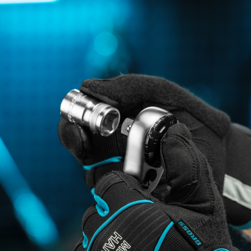 Ключ-трещотка 1/2", CrV, 120 зубьев, с быстрым сбросом, цельнометаллический, хром Gross по ценам производителя в Уфе с доставкой по всей России