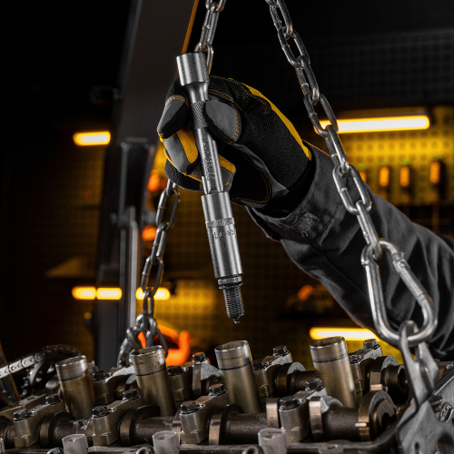 Набор инструментов, 1/2", 1/4", CrV, S2, пластиковый кейс, 100 предметов Denzel по ценам производителя в Уфе с доставкой по всей России