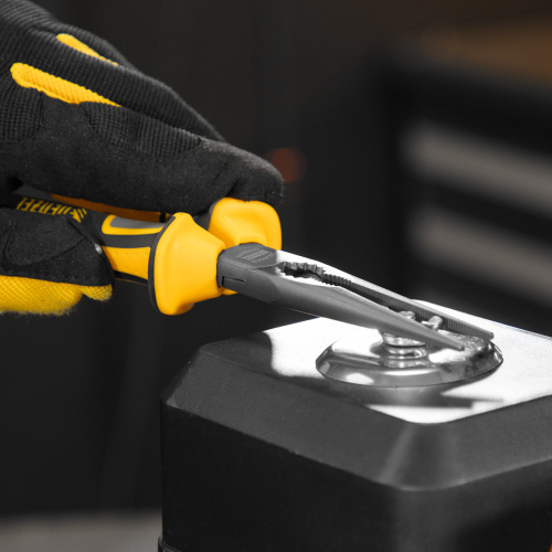 Длинногубцы прямые 205 мм, трехкомпонентные рукоятки Denzel по ценам производителя в Уфе с доставкой по всей России