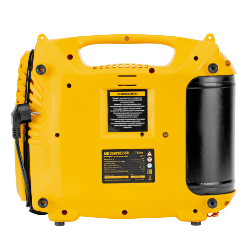 Компрессор воздушный DL1300, 10 бар, 1,3 кВт 180 л/мин 5 л, с набором аксессуаров Denzel по ценам производителя в Уфе с доставкой по всей России