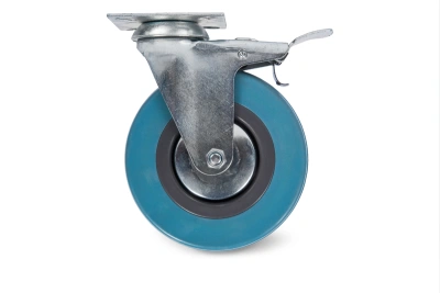 Колесо аппаратное поворотное SCgb 55 125 мм с тормозом (F) по ценам производителя в Уфе с доставкой по всей России