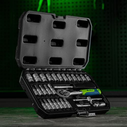 Набор инструментов, 1/4", пластиковый кейс, 29 предметов Сибртех по ценам производителя в Уфе с доставкой по всей России