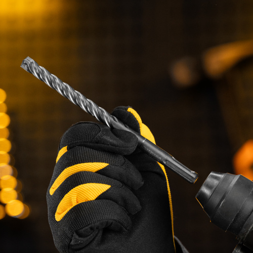 Бур по бетону, цельная крестовая пластина, 10x165 мм, SDS PLUS Denzel по ценам производителя в Уфе с доставкой по всей России