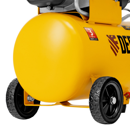 Компрессор воздушный DLC1300/24 безмасляный 1.3 кВт, 24 литра, 206 л/мин Denzel по ценам производителя в Уфе с доставкой по всей России