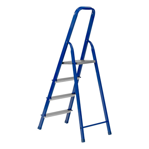 Стремянка, 4 ступени, стальной профиль, алюминиевые ступени Сибртех по ценам производителя в Уфе с доставкой по всей России