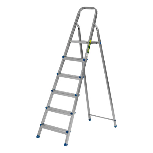 Стремянка, 6 ступеней, стальная, оцинкованная Сибртех по ценам производителя в Уфе с доставкой по всей России