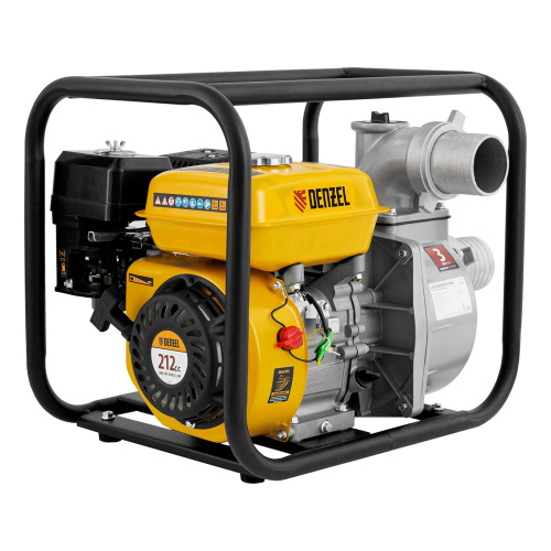 Мотопомпа бензиновая для чистой воды PX-80, 7 л.с, 3", 1000 л/мин, глубина 8 м, напор 30 м Denzel по ценам производителя в Уфе с доставкой по всей России