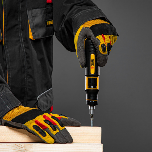 Отвертка реверсивная с револьверным механизмом, 11 шт, сталь S2  Denzel по ценам производителя в Уфе с доставкой по всей России