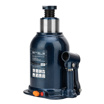 Домкрат гидравлический бутылочный телескопический, 10 т, подъем 180-450 мм Stels купить в Москве с доставкой по всей России | ProtosMarket.ru