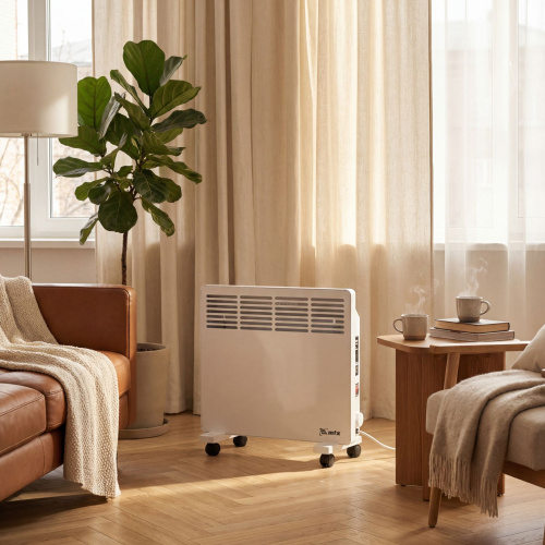 Конвектор электрический КМ-1000.1, 230 В, 1000 Вт, X-образный нагреватель, колеса, термостат MTX по ценам производителя в Уфе с доставкой по всей России