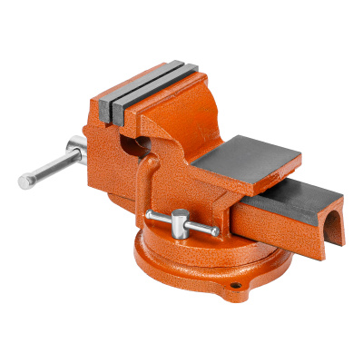 Тиски слесарные, 100 мм, поворотные, с наковальней Sparta по ценам производителя в Уфе с доставкой по всей России