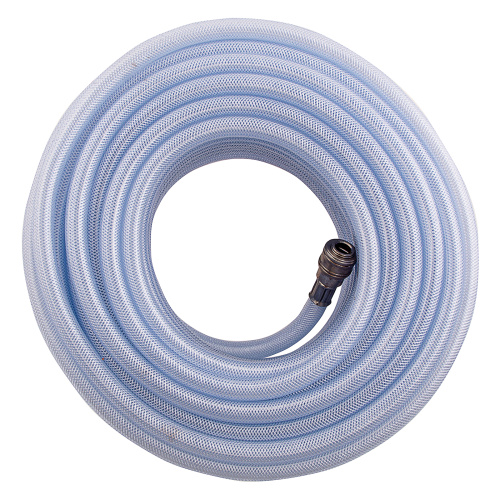 Шланг пневматический ПВХ, 10 x 16 мм, 18 бар, армированный, прозрачный, быстросъемное соединение, 30 м Stels по ценам производителя в Уфе с доставкой по всей России