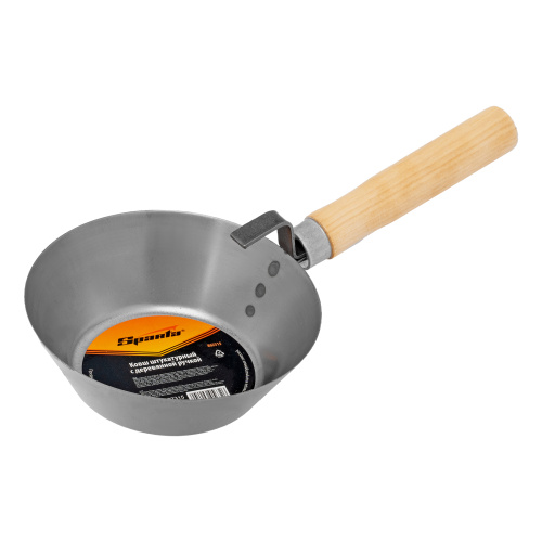 Ковш стальной штатурный, деревянная ручка Sparta по ценам производителя в Уфе с доставкой по всей России