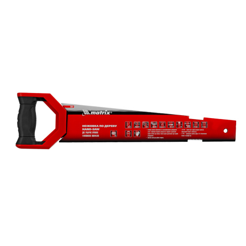 Ножовка по дереву UNIVERSAL, 400 мм, две рабочие кромки 13-14 TPI и 7-8 TPI, тефлоновое покрытие Matrix по ценам производителя в Уфе с доставкой по всей России