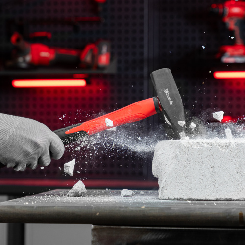 Молоток слесарный optimal, 1000 г, фибергласовая обрезиненная рукоятка, квадратный боек Matrix по ценам производителя в Уфе с доставкой по всей России