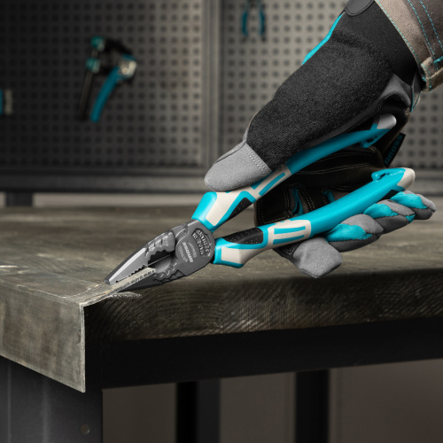 Плоскогубцы комбинированные 205 мм, трехкомпонентные рукоятки Gross по ценам производителя в Уфе с доставкой по всей России