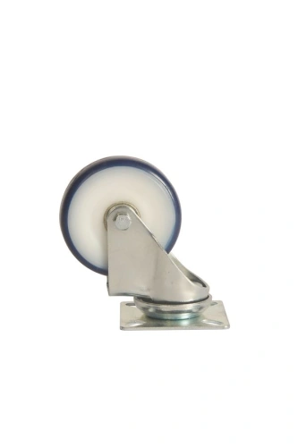 Колесо аппаратное поворотное SCv 92 75 мм (синяя резина) по ценам производителя в Уфе с доставкой по всей России