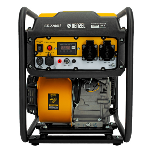 Генератор инверторный GK-2200iF, 2,2 кВт, 230 В, ручной старт DENZEL по ценам производителя в Уфе с доставкой по всей России