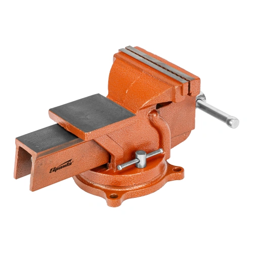 Тиски слесарные, 150 мм, поворотные, с наковальней Sparta по ценам производителя в Уфе с доставкой по всей России