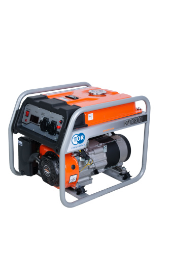 Генератор бензиновый 2,5 кВт 220В 16 л с ручным запуском TOR KM3800H по ценам производителя в Уфе с доставкой по всей России