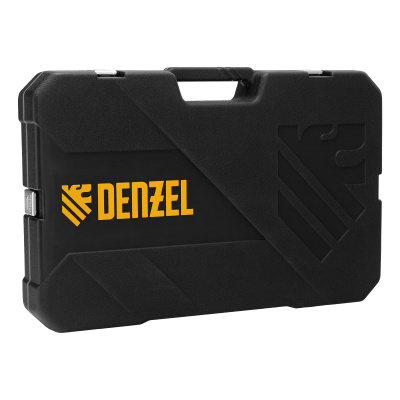 Набор инструментов, 1/2", 3/8", 1/4", CrV, S2, пластиковый кейс, 232 предмета Denzel по ценам производителя в Уфе с доставкой по всей России