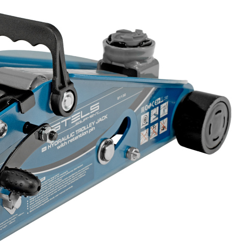 Домкрат гидравлический подкатной с фиксатором, 2.5 т, Safety Pin, 140-385 мм, в кейсе Stels по ценам производителя в Уфе с доставкой по всей России