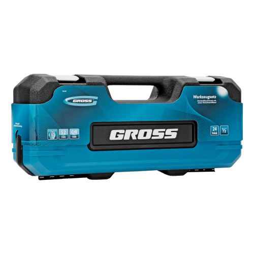 Набор инструментов, 1/2", CrV, 120 зубьев, 24 предмета Gross по ценам производителя в Уфе с доставкой по всей России