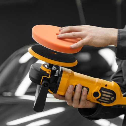 Машина полировальная CP-180, 1400 Вт, 180 мм, 0-3000 об/мин Denzel по ценам производителя в Уфе с доставкой по всей России