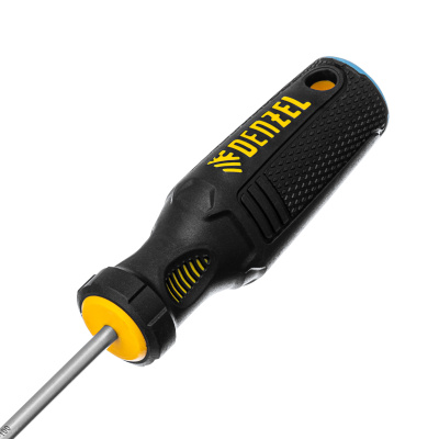 Отвертка, SL4х100 мм, S2, 3к рукоятка Denzel по ценам производителя в Уфе с доставкой по всей России