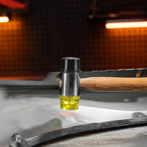 Молоток рихтовочный, бойки 35 мм, комбинированная головка, деревянная ручка Sparta по ценам производителя в Уфе с доставкой по всей России