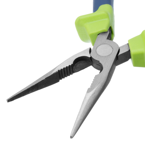 Длинногубцы прямые, 180 мм, двухкомпонентные рукоятки Сибртех по ценам производителя в Уфе с доставкой по всей России